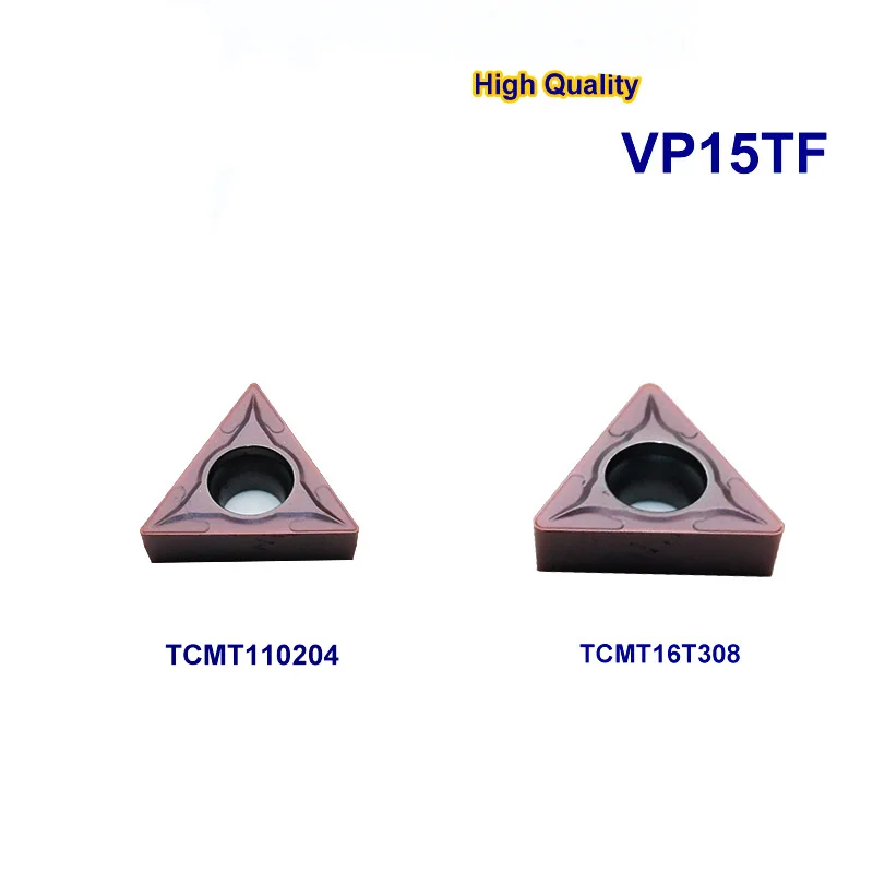 10 шт. TCMT16T304 TCMT110204 TCMT1102 VP15TF твердосплавные вставки высокое качество лезвие внутренняя токарная пластина токарный станок инструмент