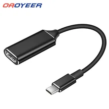 USB C to HDMI-compatible Adapter 4K 30Hz Cable Type C for MacBook Samsung Galaxy S10 Huawei Mate P20 Pro USB-C HDMI-Adapter
