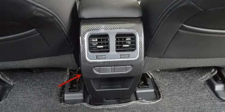 Прокладка для защиты от царапин заднего кондиционера Haval F7 2018-2020 ABS Chrome |