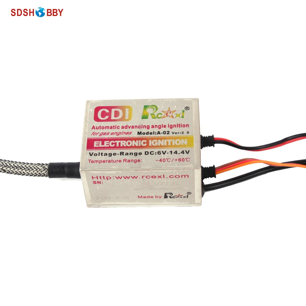 Rcexl одноцилиндровое Зажигание CDI для CM6 10 мм 90 градусов (A 02 6 14 4 В 622a)|cdi ignition|rcexl cdi