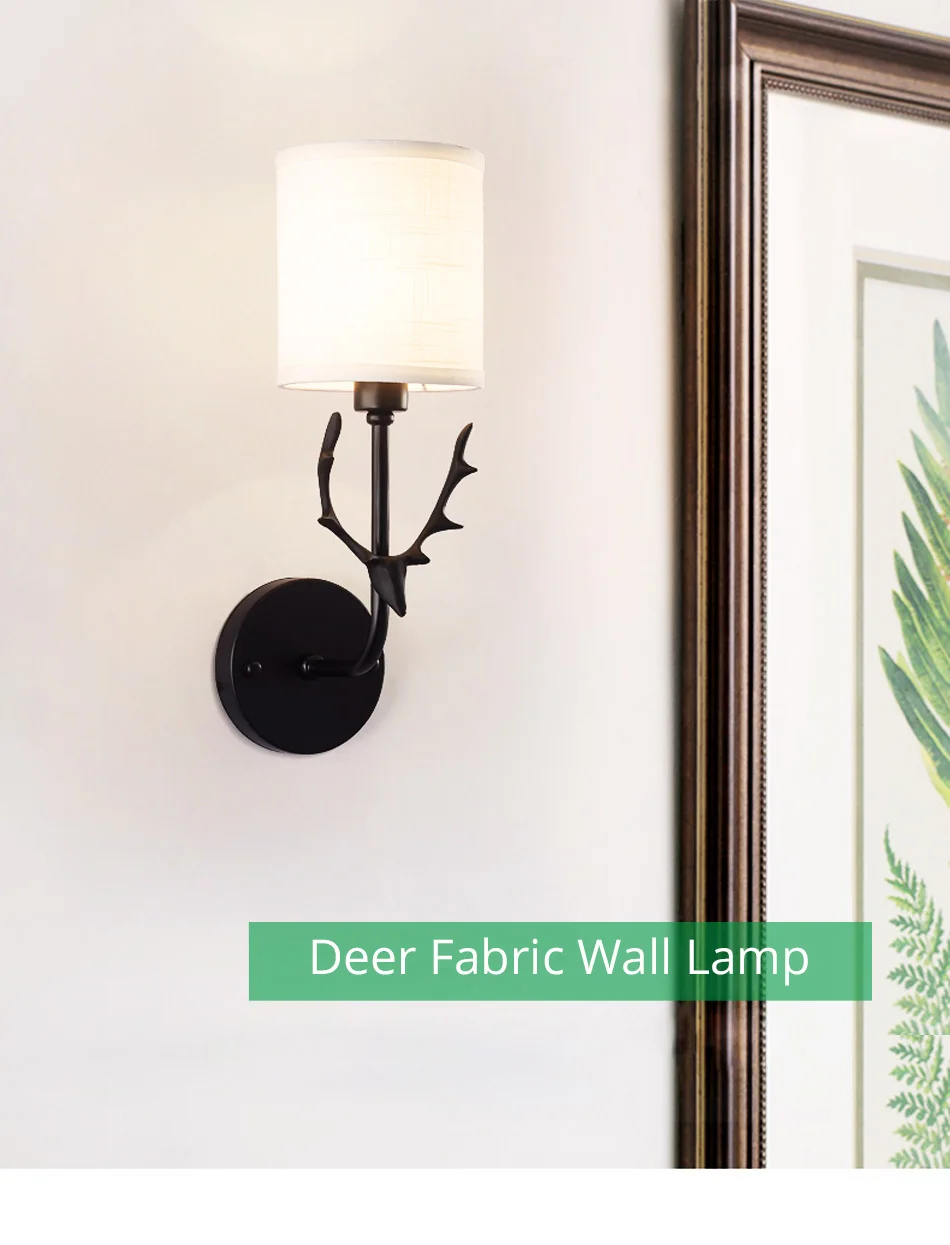 White Black Bedside Wall Lamps For Bedroom Stair Home Night Lighting LED E27 Modern Sconces Wall Lamp Indoor Lights Fixtures  (6)