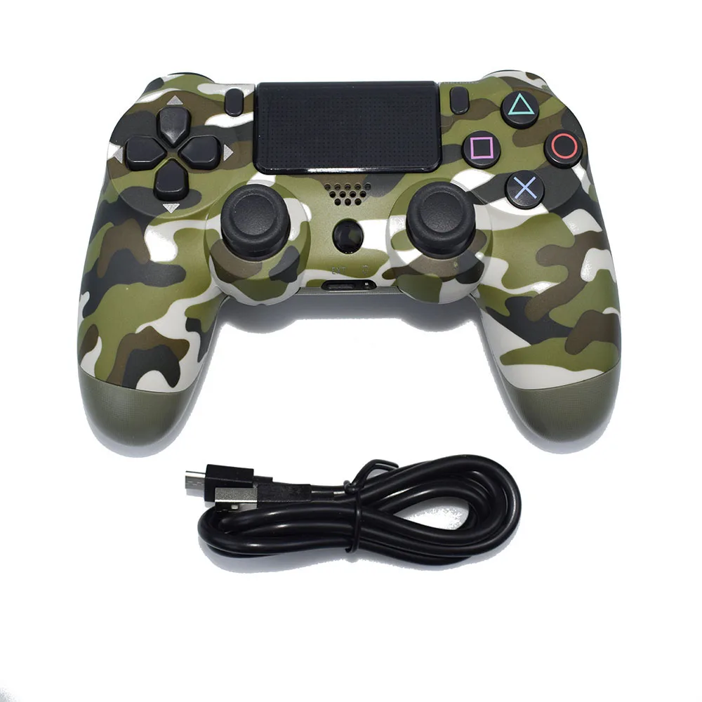 Беспроводной контроллер для PS4-пульт дистанционного управления для sony Playstation 4 с зарядным кабелем и двойным ударом