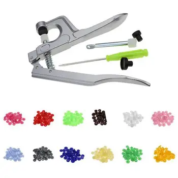 

Snap Button Set,Kam Snaps With Snaps Pliers, Fasteners Snap Button Popper Studs Snap Sewing Tools