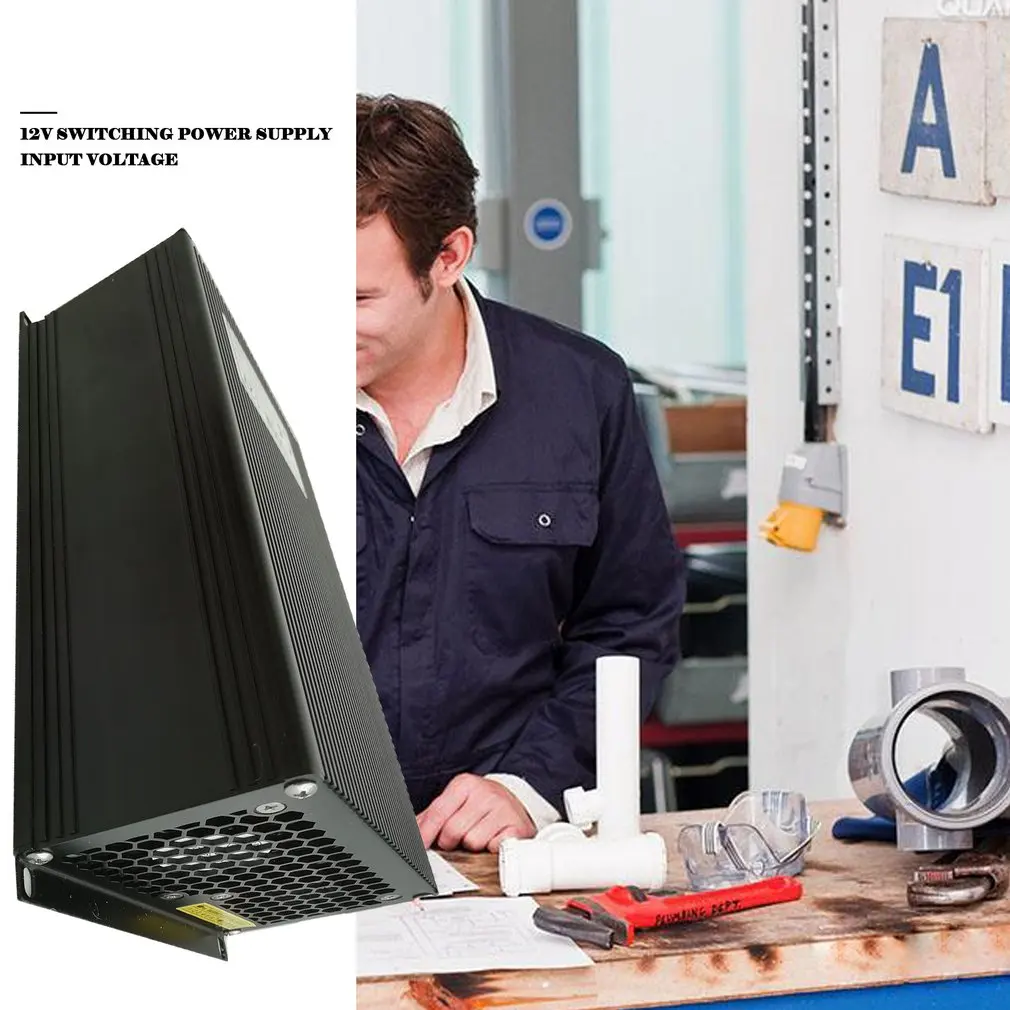 12V 1500W импульсный источник Питание освещения Трансформатор переменного тока выключатель питания постоянного тока адаптер для камеры видеонаблюдения