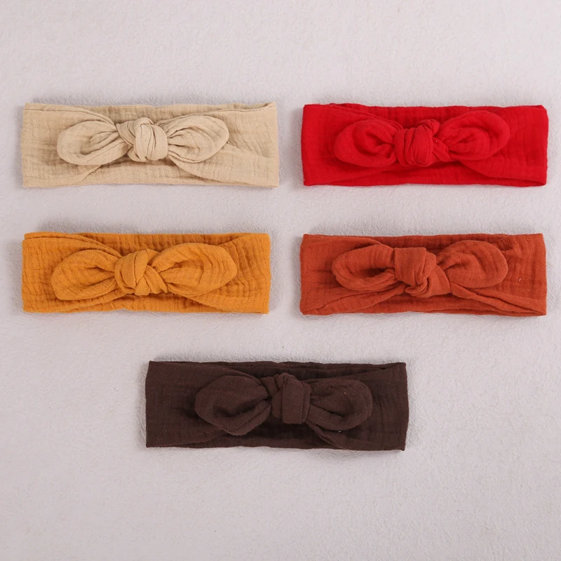 cool baby accessories Baby Headband For Children Tie Knot Turban Toddler Girl Hair Accessories Cotton Headbands Newborn Photo Hairband Soft Head Wraps baby headband