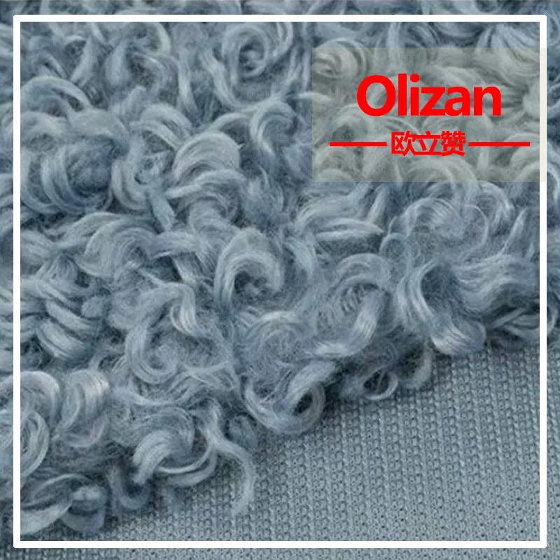 Мех искусственный для больших волн на волосах Полная Имитация животных мех длинный пух плюшевый домашний текстильная ткань villose швейная ткань материал подкладки