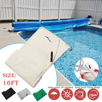 

New Swimming Pool Cover Outdoor Dustproof Waterproof UV Protective Pool Solar Roller Cover Solar Blanket Swimming Tool piscina