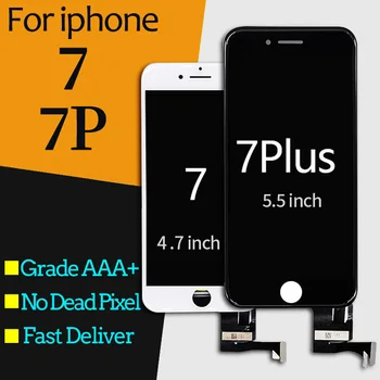 

5piece/lot AAAA+ Screen LCD For iPhone 7 Plus Touch Screen Digitizer Assembly Replacement Good 3D Touch For iPhone 7 lcd
