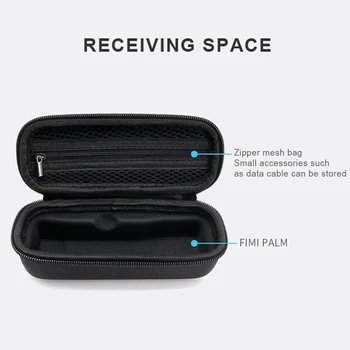 

Wear Resistant Bag Portable Pocket Waterproof EVA Zipper Outdoor Full Protection Gimbal Camera Case Scratchproof For FIMI PALM