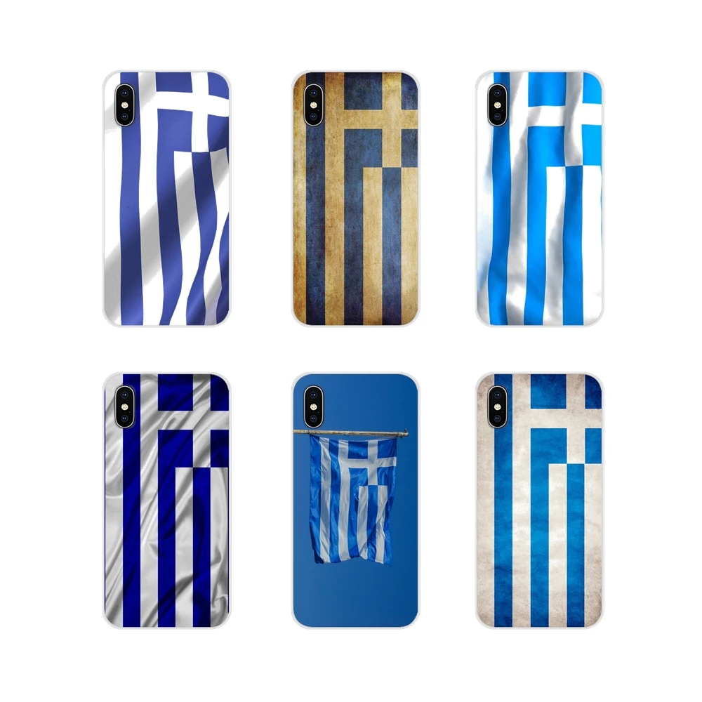 For Samsung Galaxy J1 J2 J3 J4 J5 J6 J7 J8 Plus 2018 Prime 2015 2016 2017 Accessories Phone Cases Covers Greece Flag | Мобильные