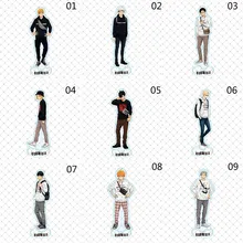 Haikyuu Anime 1pc!! Support de bureau en acrylique, figurines de volley ball pour adolescents, support d'assiette, modèle de décoration, cadeau