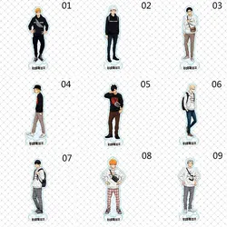 Haikyuu Anime 1pc!! Support de bureau en acrylique, figurines de volley ball pour adolescents, support d'assiette, modèle de décoration, cadeau 