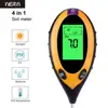 4 in1 Plant Earth Soil PH Moisture Light Meter Thermometer Temperature Sunlight Tester For Gardening Farming ► Photo 1/6