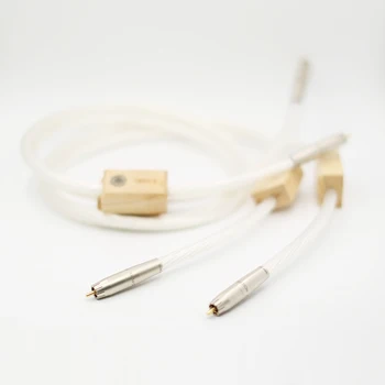 

Wisdom Net Silver Supreme Reference Interconnect RCA Cable Fever Amplifier CD Player DG