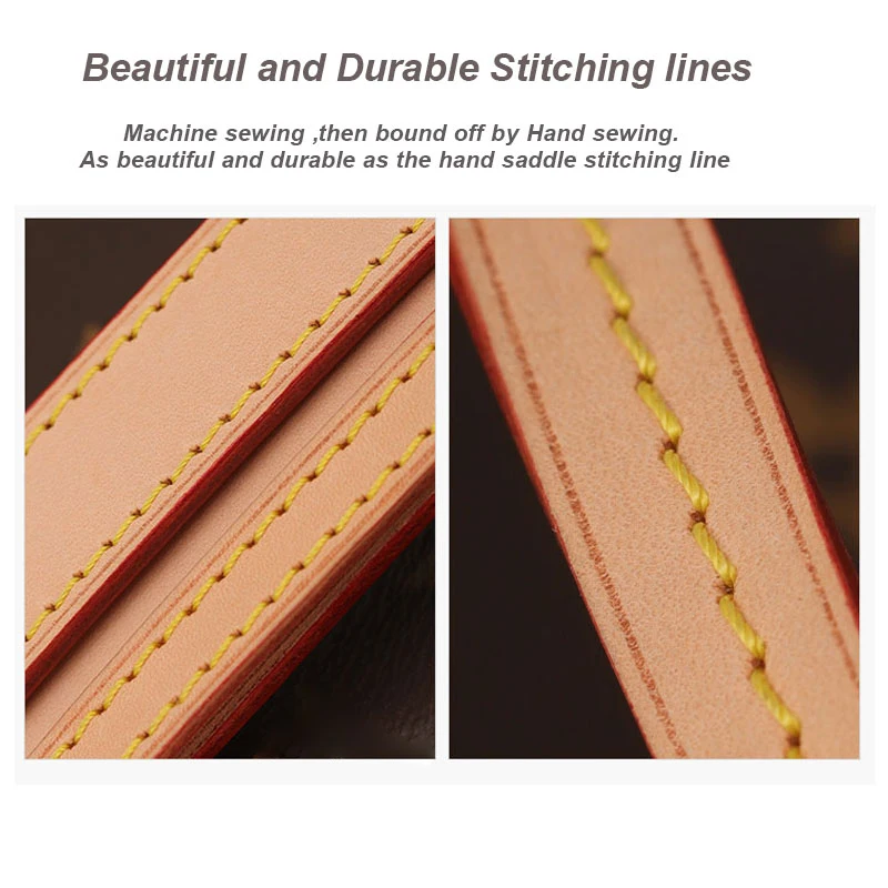 WUTA Genuine Leather Detachable Handle Replacement Bag Strap for LV  Pochette Accessories Handbag Straps Belt Strap Accessories