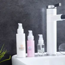 Переносной Спрей Крышка для бутылки пустые флаконы для духов пополняемый дозатор мыла Путешествия Упаковка Шампунь Косметические горшки банка