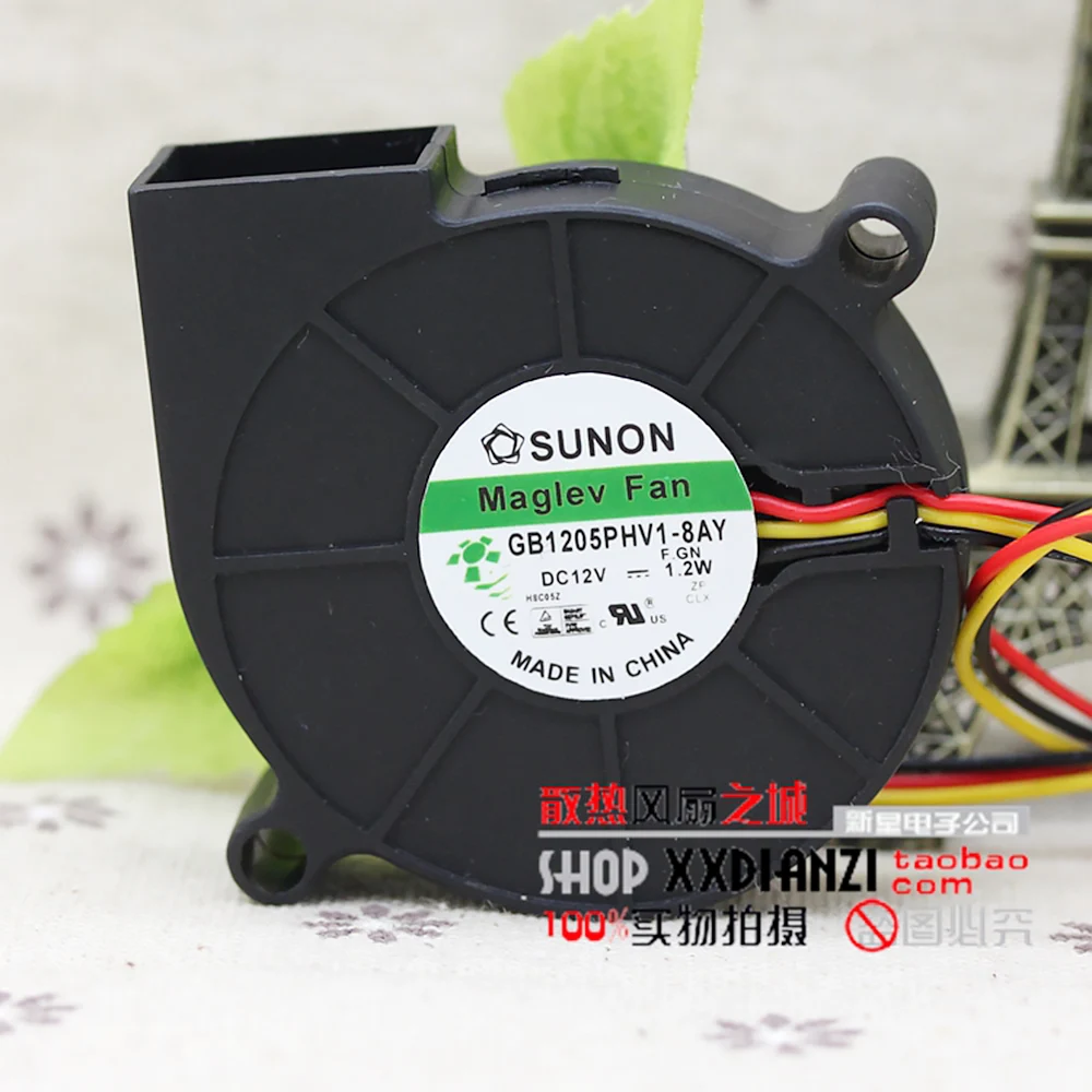 Sunon 5015 GB1205PHV1-8AY 3 cables DC12V 1.2W Turbo Ventilador Silencioso 1 un