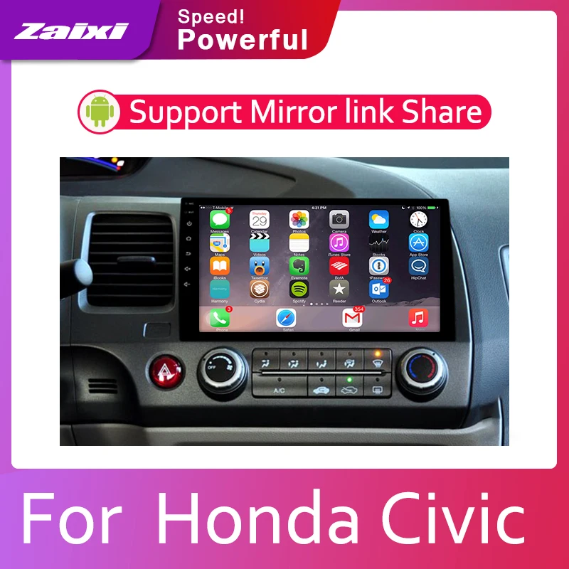 Clearance ZaiXi Car Android System 1080P IPS LCD Screen For Honda Civic 2006~2011 Car Radio Player GPS Navigation BT WiFi AUX 0 Clearance ZaiXi Car Android System 1080P IPS LCD Screen For Honda Civic 2006~2011 Car Radio Player GPS Navigation BT WiFi AUX 0