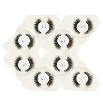 

MAGEFY 8 Pairs Natural False Eyelashes Long Lasting Makeup Faux 3D Mink Lashes Eyelash Extension Handmade Fake Lashes Maquiagem
