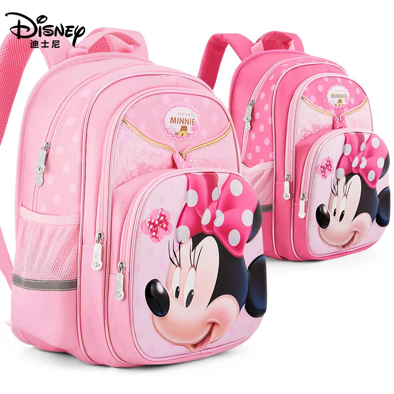 

Disney Minnie Girls Backpack Kids Mickey Mouse Bag School New Cartoon Children Boy Backpacks Nylon Kindergarten Bags