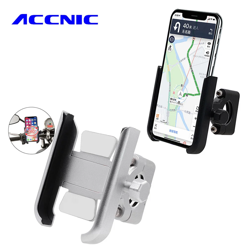 

ACCNIC Bike Phone Stand Universal Motorcycle Mountain Bicycle Handlebar Phone Holder Road Bike Phone Mount for iphone 6 7 8 11