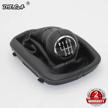 

For Audi A4 B5 1995 1996 1997 1998 1999 2000 2001 Car-Styling 6 Speed Gear Stick Shift Knob With Leather Gaiter Boot