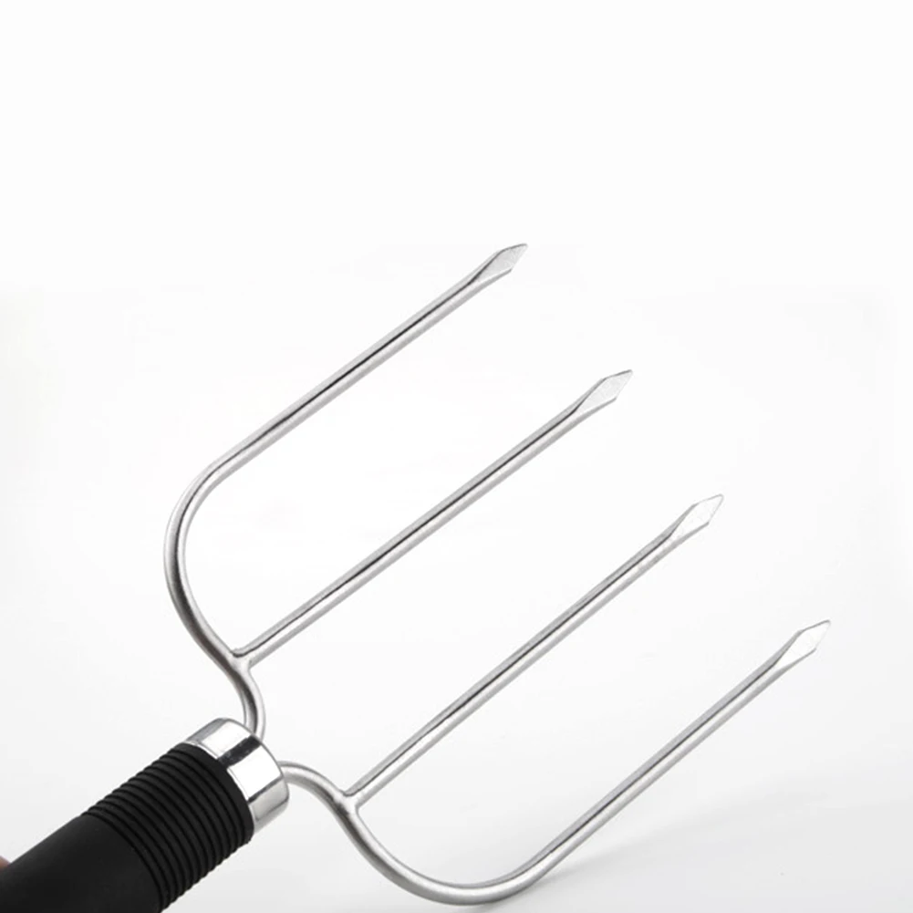 Oven Turkey Fork Stainless Steel Lifter Camping Barbecue Tools Roasting Four Needle Chicken Outdoor