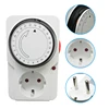 24 Hour Cycle EU AU US Timer Plug Socket Outlet Electrical Mechanical Smart Timer Switch 22A 15 Minutes Min Setting 3