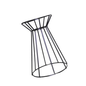 

Flower Iron Frame Flower Stand Base Plant Display Rack Air Pineapple Holder Flower Pot Micro Landscape Accessories (Black)