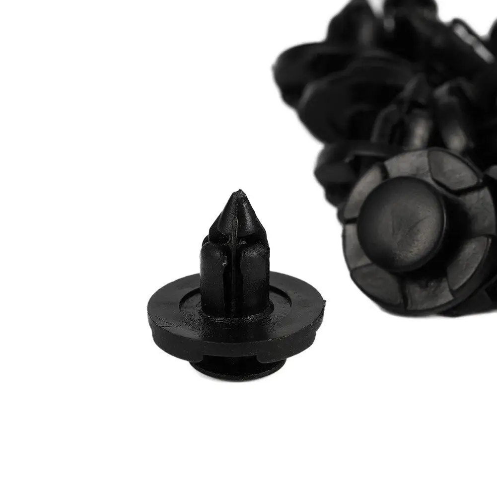 Plastic Rivets Auto Plastic Rivet Fender Bumper Black Car Hole Clips 8mm Hole for Nissan Automobile Parts Replacement