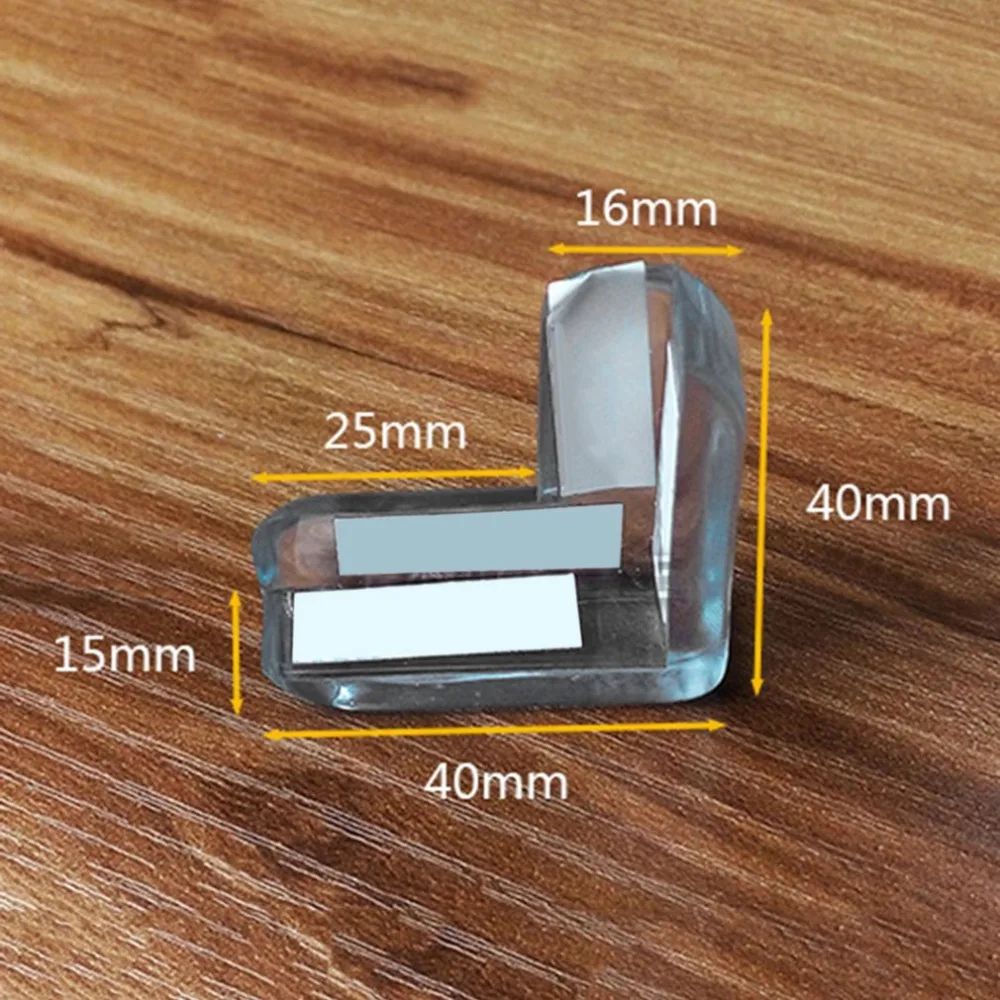 4 шт детская безопасная настольная Подушка-накладка на углы, защитный бампер, утолщенный защитный коврик, безопасный защитный чехол