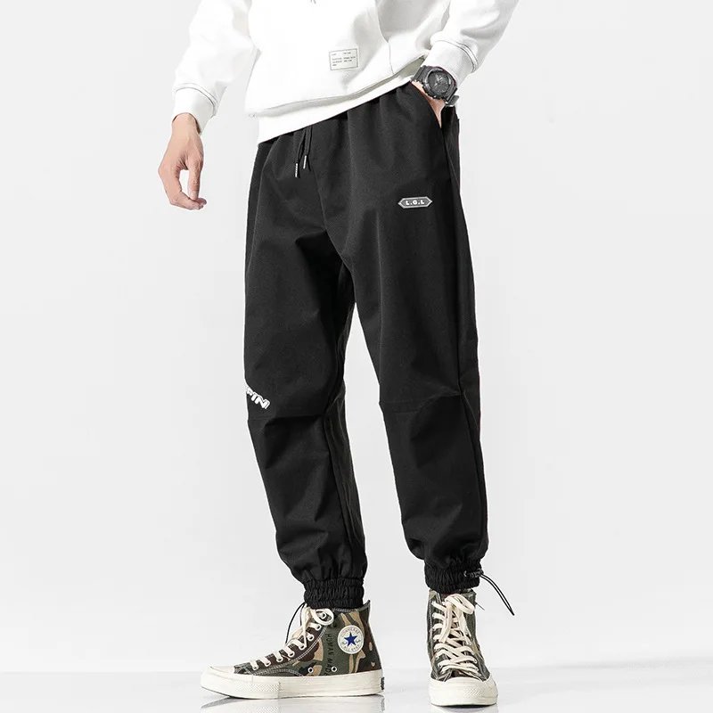 

Panda Stock 2020 Spring New Style Japanese-style Large Size Beam Leg Embroidered Capri Pants