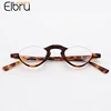 Elbru Hot Style Anti-blue Light Reading Glasses Half-frame Presbyopia Eyeglasses High Definition Spectacles Unisex +10 to +3.5 1
