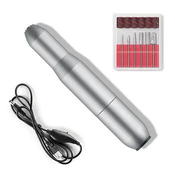 

Electric Manicure Pedicure Kit Handpiece Grinder Nail Set Polishing Drill Tools G5T1
