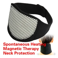 1 шт. турмалин магнитотерапия массажер для шеи шейный позвоночник защита спонтанная нагревательный пояс массажер для тела