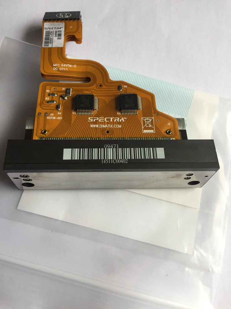 Акция! Печатающая Головка spectra galaxy 256/80pl протестирована на принтере один раз