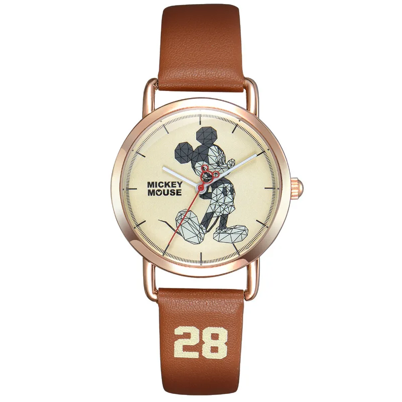 

Disney in Students Watch WOMEN'S Belt Fashion Waterproof Quartz Watch Students Man-made Diamond Kids' Watch 248