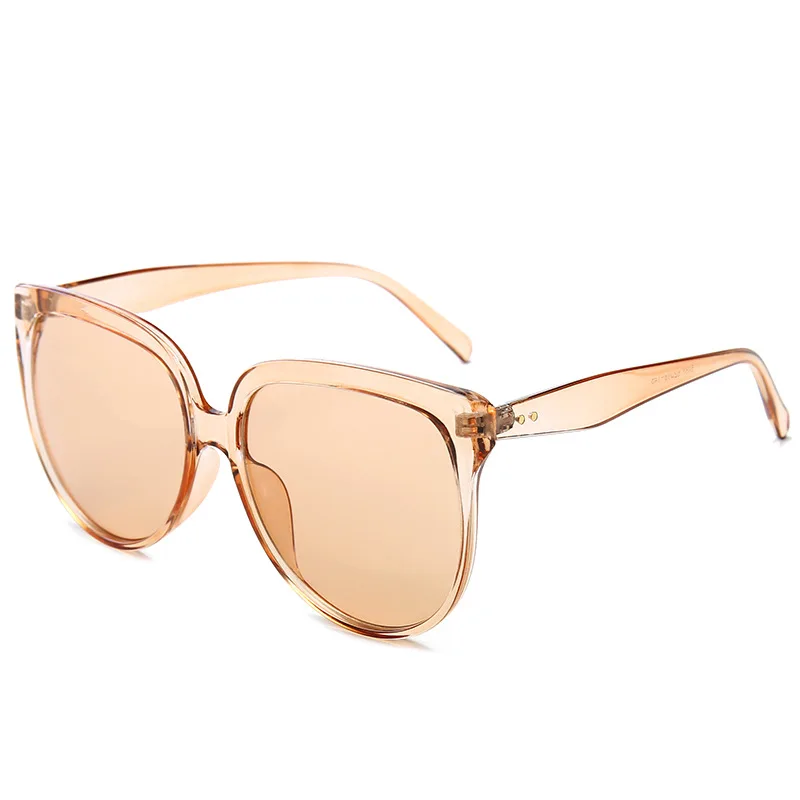 2 sunglasses New Metomoshy Brand Cat Eye Sunglasses Large Frame Trendy Women New Personality Irregular Square Ladies Vintage Eyeglasses UV400 - Цвет линз: 2 sunglasses