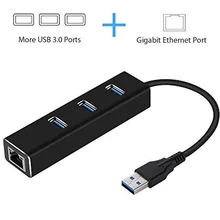 KuWFi usb-хаб 1000 Мбит/с USB для RJ45 Ethernet адаптер Сетевая карта LAN USB сетевой адаптер для ПК ноутбук Win7 Andriod Mac