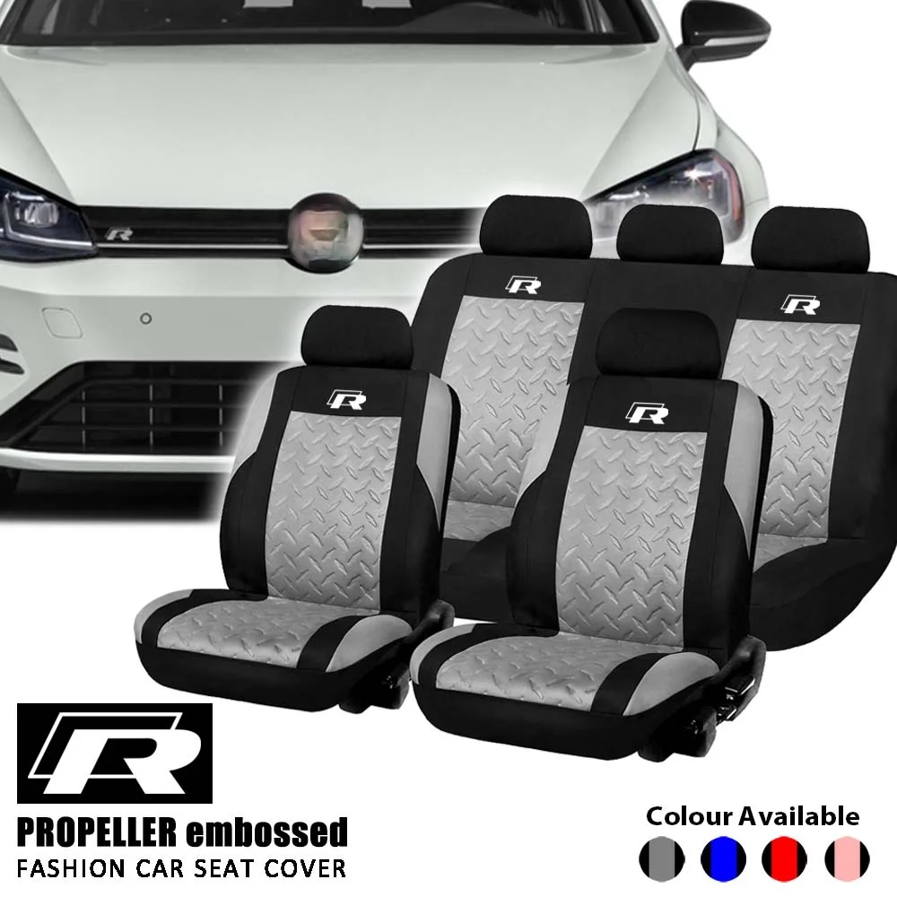 R line печать логотипа пропеллер рельефные интерьерные аксессуары для Volkswagen Golf 4 7