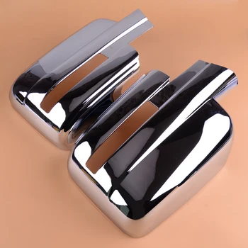 

beler 2Pcs Triple Chrome Side Mirror Cover Trim Fit for Ford F150 2009 2010 2011 2012 2013 2014
