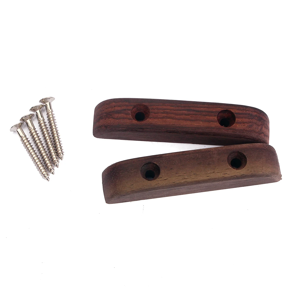 Pack Of 2 High Quality ROSEWOOD 2 Hole THUMBREST For Bass Guitar Accessory