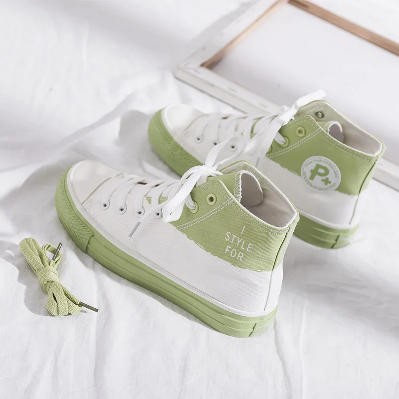 green canvas shoes womens