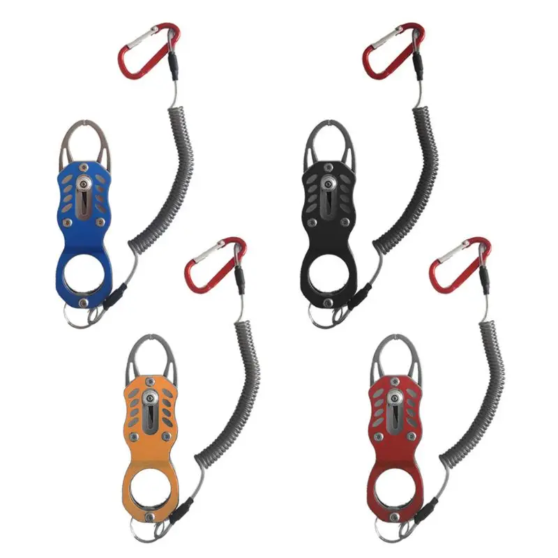 

Light Portable Aluminum Alloy Fish Control Pliers Clip Fish Mouth Lip Tongs Fishing Tool Clip