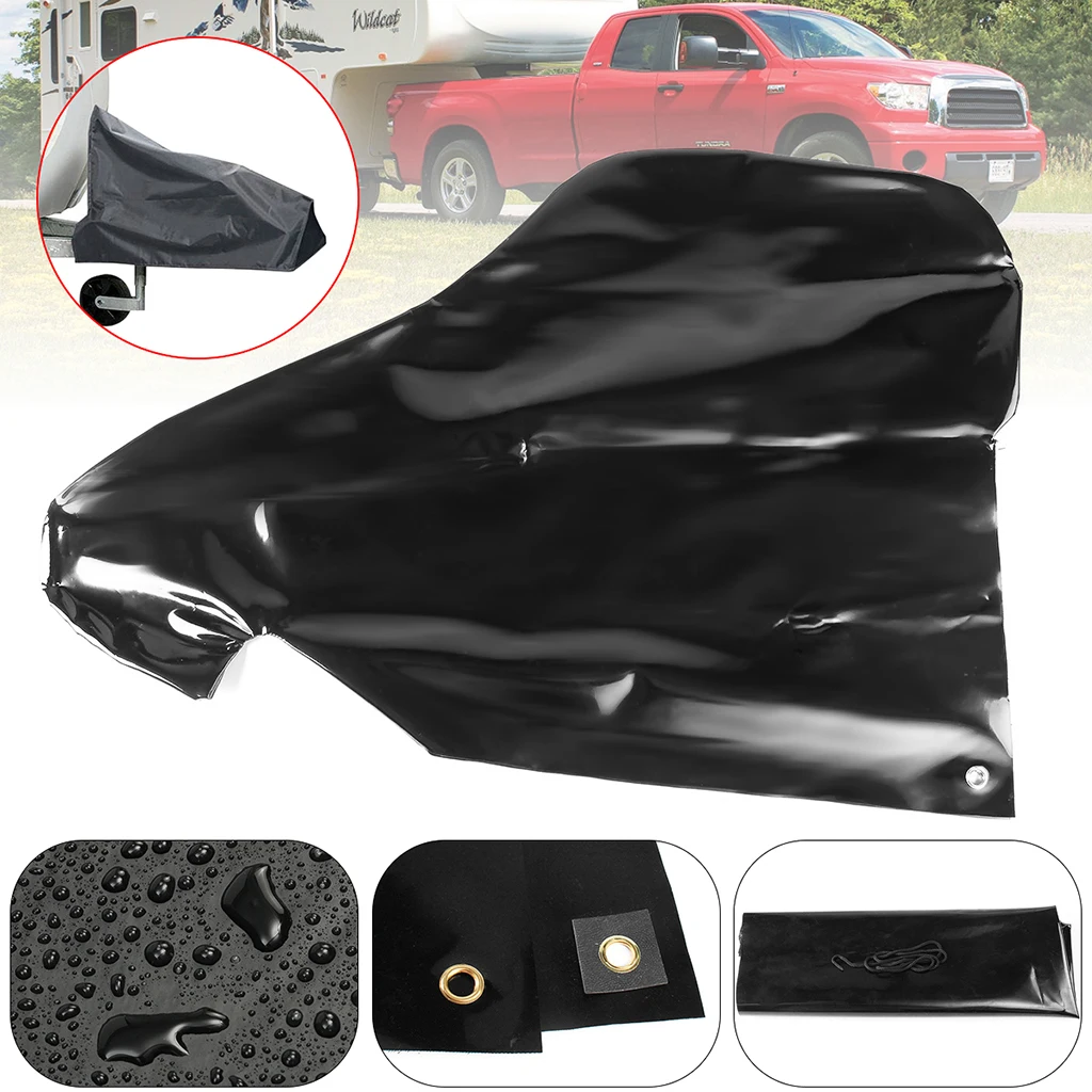 PVC Hitch Cover Trailer Tow Hook Ball Coupling Lock Case Compatible