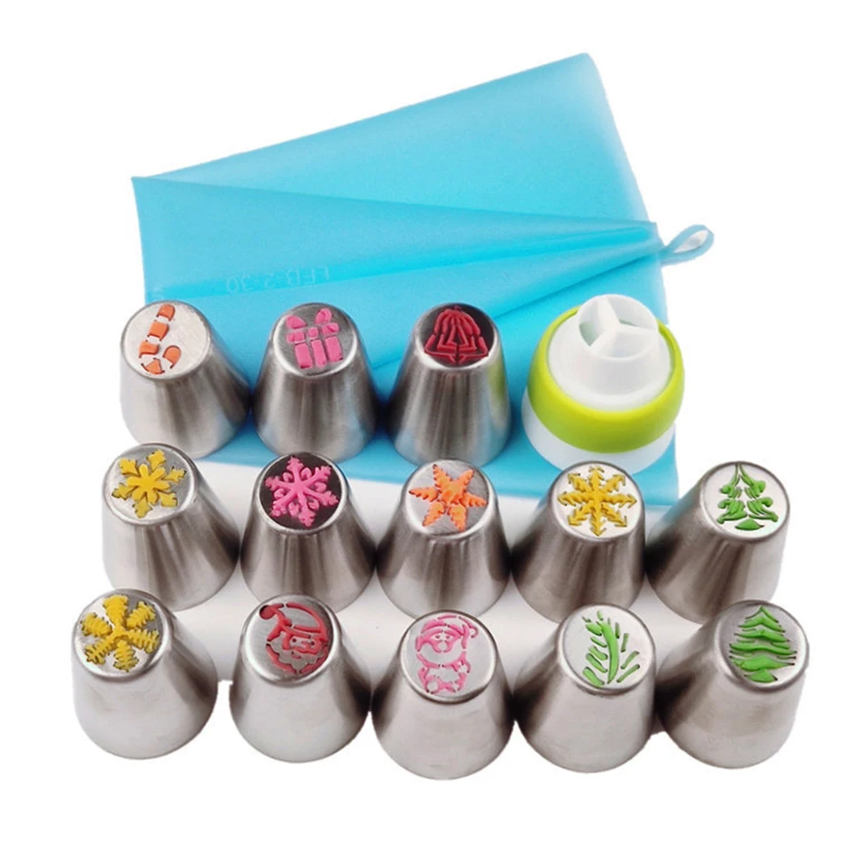 Russian Icing Piping Tips Christmas (5)
