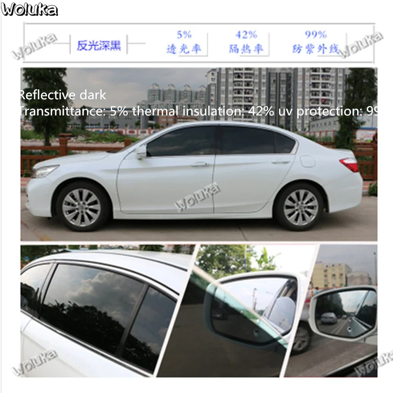 Автомобильная пленка Взрывозащищенная пленка Солнцезащитная пленка изоляционная пленка автомобильная пленка cd50 q06 - Название цвета: C