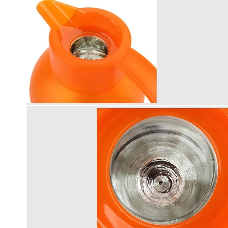 1L Portable Glass Vacuum Liner Flask Thermos Insulated Leak-proof Outdoor Hot Water Jug Bottles Coffee Tea Thermal Kettle Travel