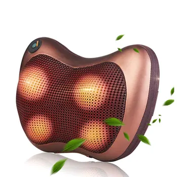 

Electrical Shiatsu Back Neck Massage Pillow with Heat Back Neck Massager for Stress Relief Relaxation Lower Shoulder Massage
