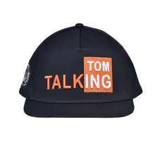 Крутая детская бейсбольная кепка черного цвета; модная кепка в стиле хип-хоп для девочек и мальчиков-подростков; Солнцезащитная шляпа; Говорящий Том и друзья; подарок на день рождения